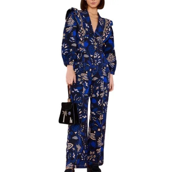 Farm Rio Macaw Forest Jumpsuit XS, Great condition - Picture 6 of 8